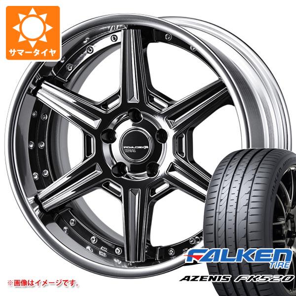 【タイヤ交換対象】サマータイヤ 225/40R19 93Y XL ファルケン アゼニス FK520L SSR エグゼキューター RC06R 8.0-19 タイヤホイール4本セット