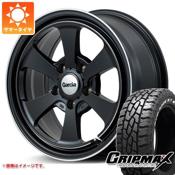 【タイヤ交換対象】ミツビシ エクリプスクロス GK系用 サマータイヤ グリップマックス マッドレイジ R/T MAX LT225/70R16 102/99R ホワイトレター ガルシア ダラス6 7.0-16 タイヤホイール4本セット