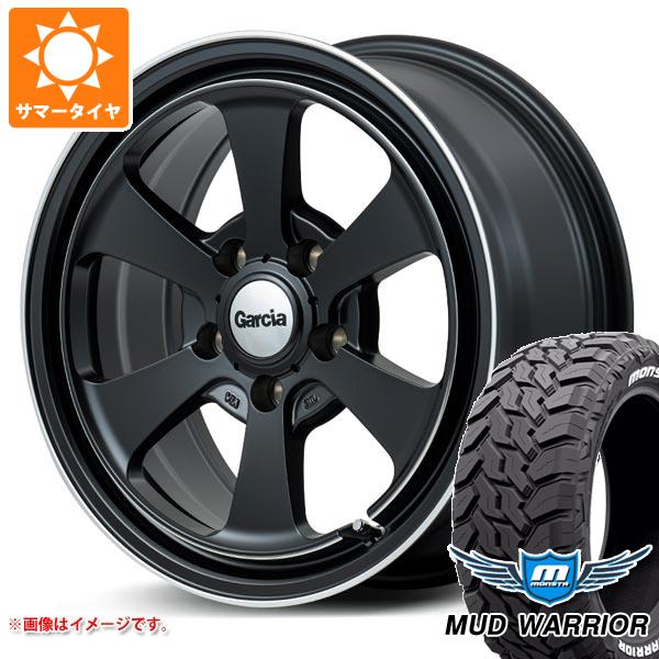 【タイヤ交換対象】エクリプスクロス GK系用 サマータイヤ モンスタ マッドウォーリアー LT235/70R16 104/101Q ホワイトレター ガルシア ダラス6 7.0-16 タイヤホイール4本セット