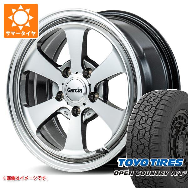 【タイヤ交換対象】ミツビシ エクリプスクロス GK系用 サマータイヤ トーヨー オープンカントリー A/T3 215/70R16 100T ブラックレター ガルシア ダラス6 7.0-16 タイヤホイール4本セット