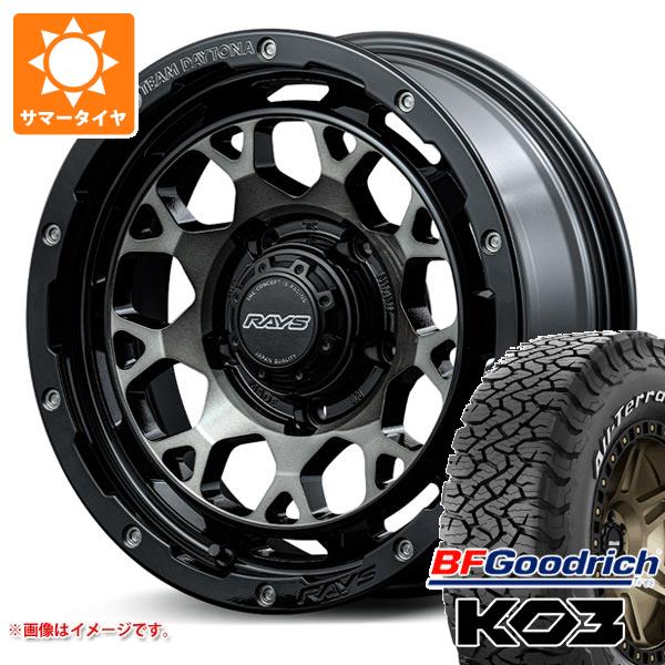 【タイヤ交換対象】5本セット スズキ ジムニーノマド JC74W用 サマータイヤ BFグッドリッチ オールテレーンT/A KO3 LT215/70R16 100/97S ホワイトレター レイズ デイトナ M9+ 6.0-16 タイヤホイール5本セット