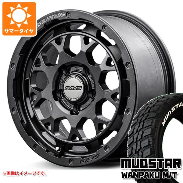 【タイヤ交換対象】エクリプスクロス GK系用 サマータイヤ マッドスター ワンパク M/T 235/70R16 106S ホワイトレター レイズ デイトナ M9+ スペックM 7.0-16 タイヤホイール4本セット