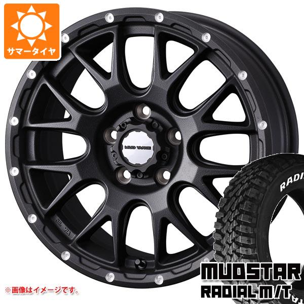 【タイヤ交換対象】T31エクストレイル用 サマータイヤ マッドスター ラジアル M/T 225/70R16 103S ホワイトレター マッドヴァンス08 7.0-16 タイヤホイール4本セット