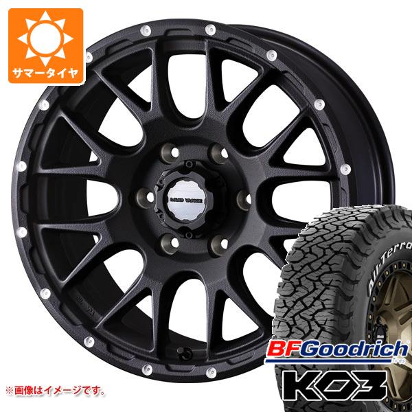 Rakuten - 【タイヤ交換対象】ハイエース 200系用 2026年製 サマータイヤ BFグッドリッチ オールテレーンT/A KO3 LT215/70R16 100/97S ホワイトレター マッドヴァンス08 6.5-16 タイヤホイール4本セット