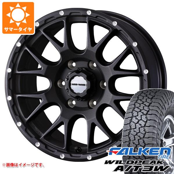 【タイヤ交換対象】ランドクルーザー プラド 150系用 サマータイヤ ファルケン ワイルドピーク A/T3W 265/65R17 116S XL マッドヴァンス08 8.0-17 タイヤホイール4本セット