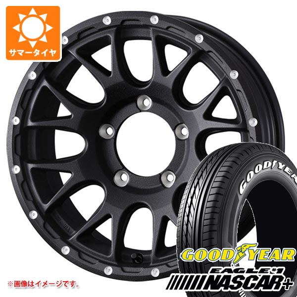 【タイヤ交換対象】スズキ ジムニーノマド JC74W用 2026年製 サマータイヤ グッドイヤー イーグル ＃1 ナスカープラス 195/80R15 107/105N ホワイトレター マッドヴァンス08 6.0-15 タイヤホイール4本セット
