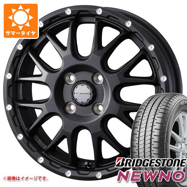 【タイヤ交換対象】サマータイヤ 165/55R14 72V ブリヂストン ニューノ マッドヴァンス08 4.5-14 タイヤホイール4本セット