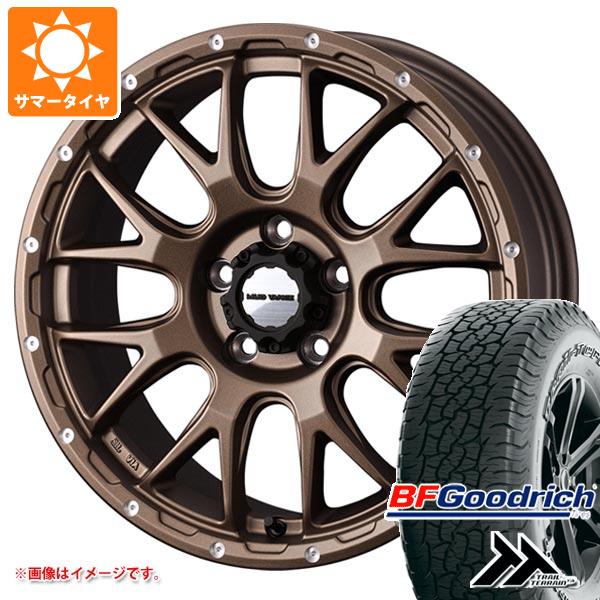 【タイヤ交換対象】エクリプスクロス GK系用 サマータイヤ BFグッドリッチ トレールテレーンT/A 235/65R17 108T XL アウトラインホワイトレター マッドヴァンス08 7.0-17 タイヤホイール4本セット