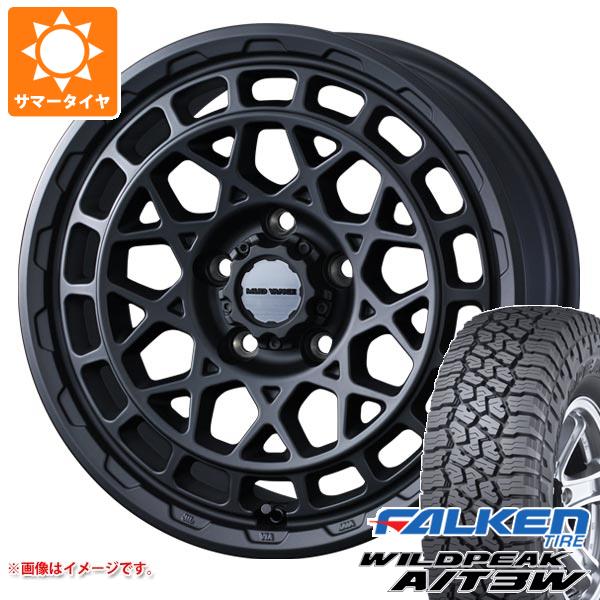 【タイヤ交換対象】エクリプスクロス GK系用 サマータイヤ ファルケン ワイルドピーク A/T3W 235/70R16 109T XL マッドヴァンスX タイプM 7.0-16 タイヤホイール4本セット