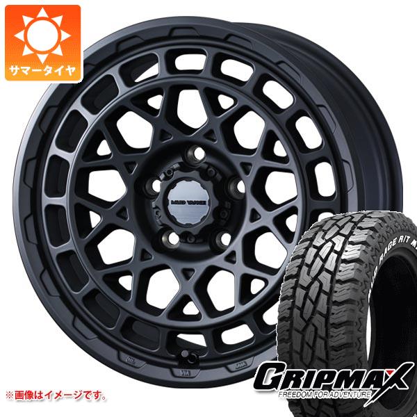 【タイヤ交換対象】エクリプスクロス GK系用 サマータイヤ グリップマックス マッドレイジ R/T MAX LT215/70R16 100/97R ホワイトレター マッドヴァンスX タイプM 7.0-16 タイヤホイール4本セット