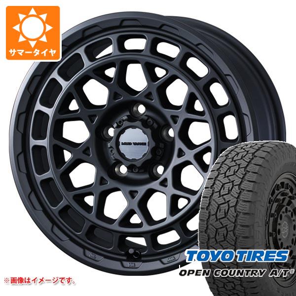 【タイヤ交換対象】エクリプスクロス GK系用 サマータイヤ トーヨー オープンカントリー A/T3 215/70R16 100T ブラックレター マッドヴァンスX タイプM 7.0-16 タイヤホイール4本セット