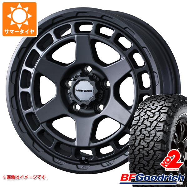 【タイヤ交換対象】ジープ ラングラー JK/JL系用 サマータイヤ BFグッドリッチ オールテレーンT/A KO2 35x12.50R17LT 121R ホワイトレター マッドヴァンスX タイプS タイヤホイール4本セット