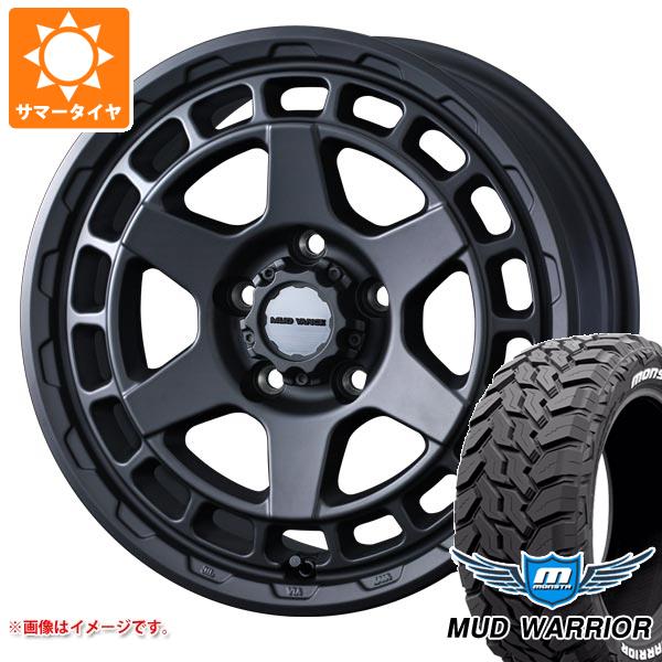 【タイヤ交換対象】エクリプスクロス GK系用 サマータイヤ モンスタ マッドウォーリアー LT215/70R16 107/105Q ホワイトレター マッドヴァンスX タイプS 7.0-16 タイヤホイール4本セット
