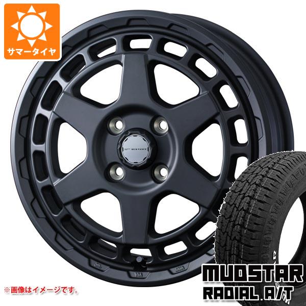 【タイヤ交換対象】キャリイ DA16T用 サマータイヤ マッドスター ラジアル A/T 165/60R15 77S ホワイトレター マッドヴァンスX タイプS 4.5-15 タイヤホイール4本セット