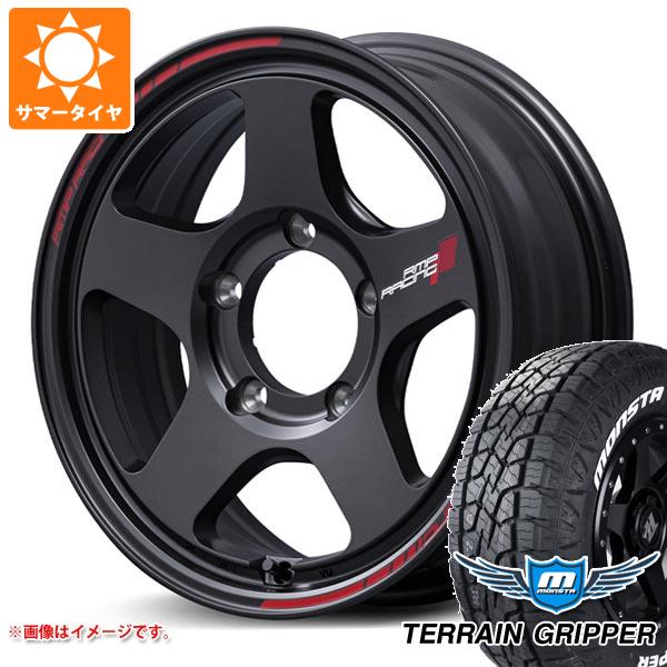 Rakuten - 【タイヤ交換対象】5本セット ジムニー用 サマータイヤ モンスタ テレーングリッパー 175/80R16 91S ホワイトレター MID レーシング TR50 5.5-16 タイヤホイール5本セット