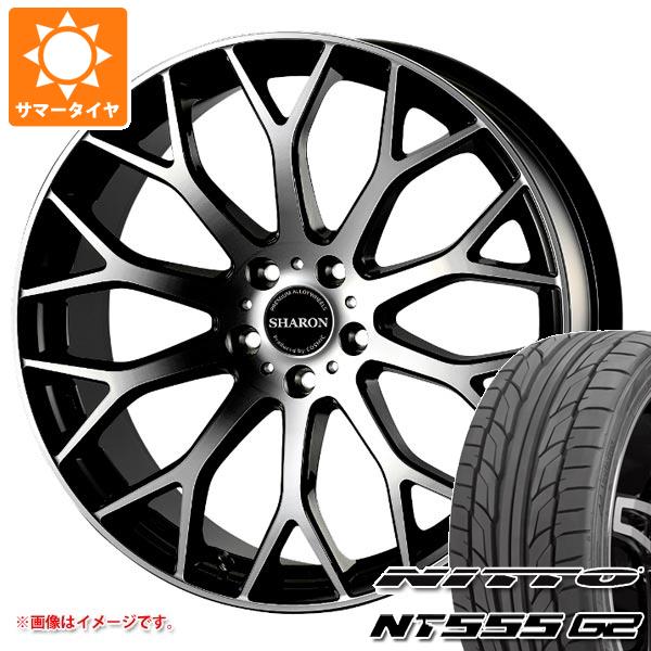 【タイヤ交換対象】サマータイヤ 245/35R19 93Y XL ニットー NT555 G2 コスミック ヴェネルディ シャロン 8.0-19 タイヤホイール4本セット