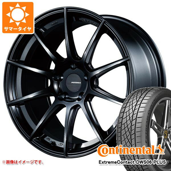 Rakuten - 【タイヤ交換対象】サマータイヤ 215/45R17 91W XL コンチネンタル エクストリームコンタクト DWS06 プラス ポテンザ SW010 GR86/BRZ用 7.5-17 タイヤホイール4本セット