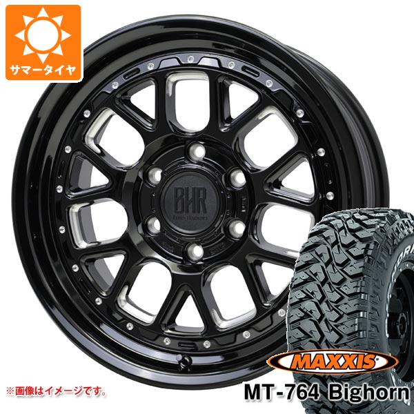 【タイヤ交換対象】サマータイヤ 265/70R17 118/115Q 8PR マキシス MT-764 ビッグホーン ホワイトレター バークレイハードロック ヒューロン 8.0-17 タイヤホイール4本セット