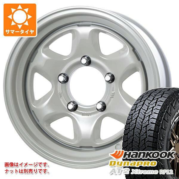【タイヤ交換対象】5本セット スズキ ジムニーノマド JC74W用 サマータイヤ ハンコック ダイナプロAT2 エクストリーム RF12 235/70R16 109T XL ホワイトレター ブルート BR-44 6.5-16 タイヤホイール5本セット