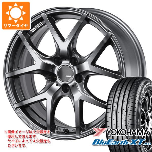 【タイヤ交換対象】サマータイヤ 235/65R18 106V ヨコハマ ブルーアースXT AE61 SSR GTV03 8.0-18 タイヤホイール4本セット