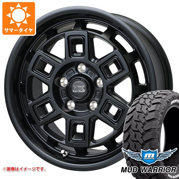 【タイヤ交換対象】エクリプスクロス GK系用 サマータイヤ モンスタ マッドウォーリアー LT235/70R16 104/101Q ホワイトレター マッドクロス アイヴァー 7.0-16 タイヤホイール4本セット