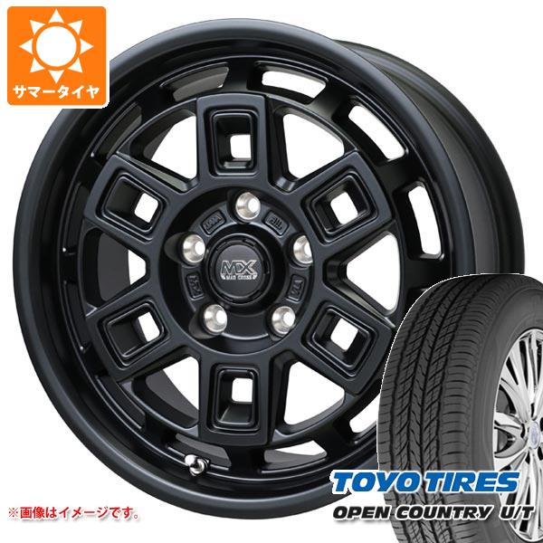 【タイヤ交換対象】アウトランダー GF/GG系用 サマータイヤ トーヨー オープンカントリー U/T 225/65R17 102H マッドクロス アイヴァー 7.0-17 タイヤホイール4本セット