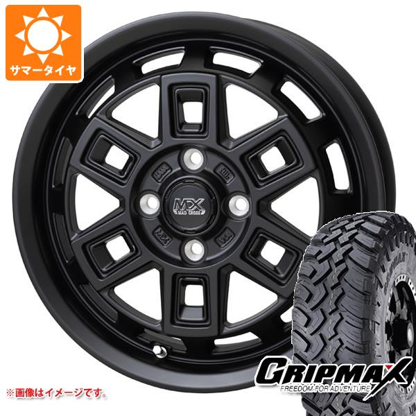 【タイヤ交換対象】サクシード プロボックス 50系用 サマータイヤ グリップマックス マッドレイジ M/T 185R14C 102/100Q ホワイトレター マッドクロス アイヴァー 5.0-14 タイヤホイール4本セット
