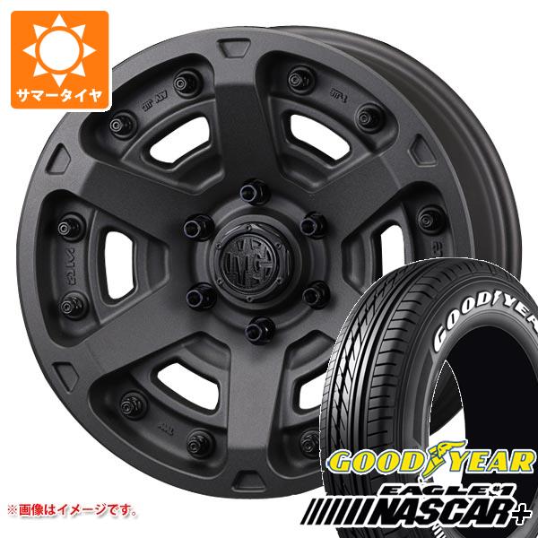 【タイヤ交換対象】ハイエース 200系用 2026年製 サマータイヤ グッドイヤー イーグル ＃1 ナスカープラス 215/65R16C 109/107R ホワイトレター クリムソン MG アーマー FF 7.0-16 タイヤホイール4本セット