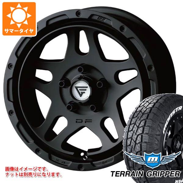 【タイヤ交換対象】エクリプスクロス GK系用 サマータイヤ モンスタ テレーングリッパー 215/70R16 107/105Q LT ホワイトレター デルタフォース オーバーランダー 7.0-16 タイヤホイール4本セット
