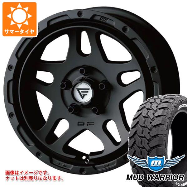 【タイヤ交換対象】エクリプスクロス GK系用 サマータイヤ モンスタ マッドウォーリアー LT215/70R16 107/105Q ホワイトレター デルタフォース オーバーランダー 7.0-16 タイヤホイール4本セット