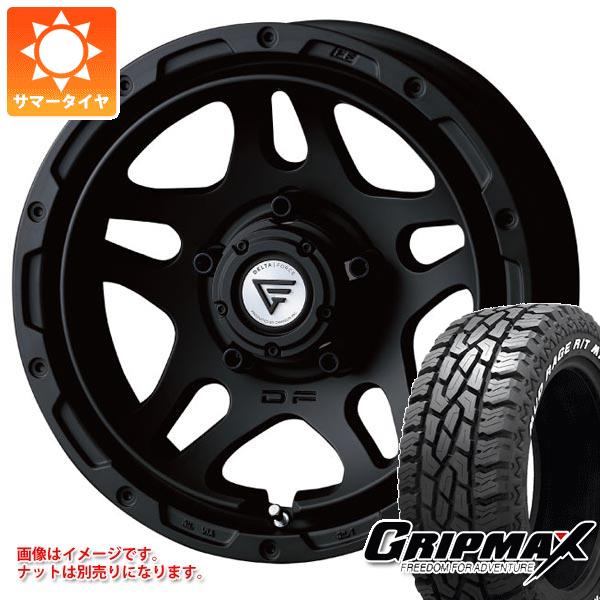 【タイヤ交換対象】5本セット スズキ ジムニーノマド JC74W用 サマータイヤ グリップマックス マッドレイジ R/T MAX LT185/85R16 105/103Q ホワイトレター デルタフォース オーバーランダー 6.0-16 タイヤホイール5本セット