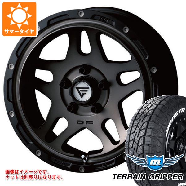 【タイヤ交換対象】エクリプスクロス GK系用 サマータイヤ モンスタ テレーングリッパー 215/70R16 107/105Q LT ホワイトレター デルタフォース オーバーランダー 7.0-16 タイヤホイール4本セット