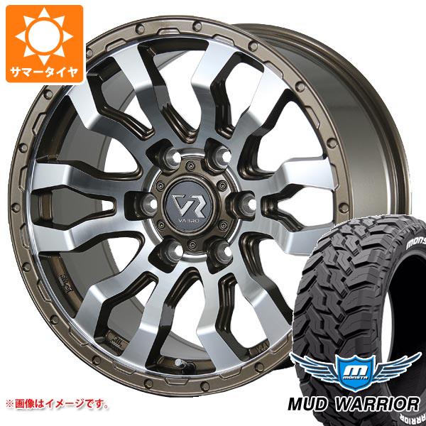 Rakuten - 【タイヤ交換対象】サマータイヤ 265/70R17 121/118Q モンスタ マッドウォーリアー ホワイトレター ヴァブロ RR-01 8.0-17 タイヤホイール4本セット