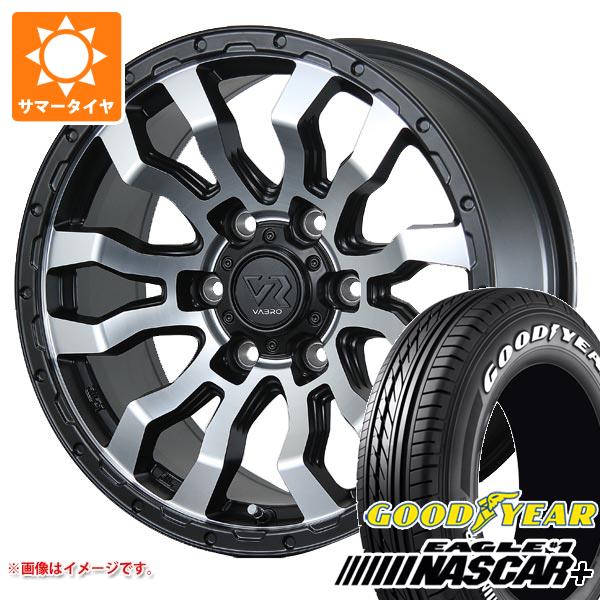 【タイヤ交換対象】ハイエース 200系用 2026年製 サマータイヤ グッドイヤー イーグル ＃1 ナスカープラス 215/65R16C 109/107R ホワイトレター ヴァブロ RR-01 6.5-16 タイヤホイール4本セット