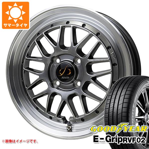 【タイヤ交換対象】サマータイヤ 185/65R15 88H グッドイヤー エフィシエントグリップ RVF02 シュティッヒ メッシュ RM 5.5-15 タイヤホイール4本セット