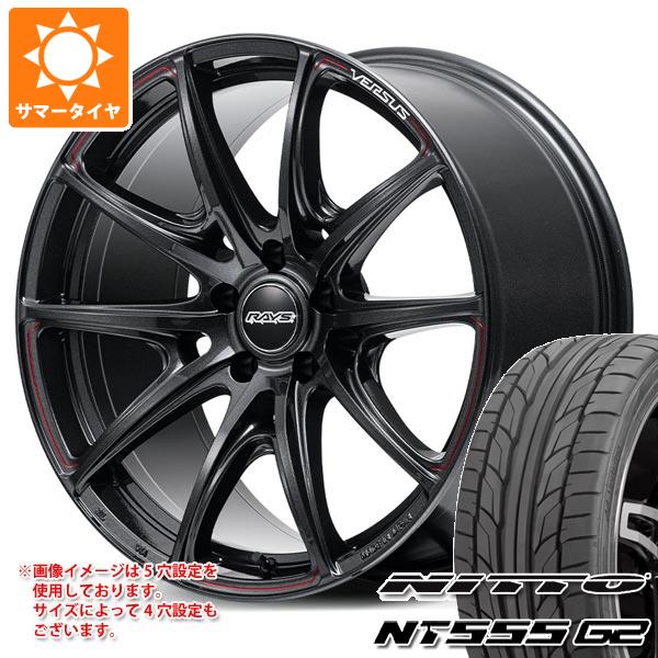 【タイヤ交換対象】サマータイヤ 225/35R19 88Y XL ニットー NT555 G2 レイズ ベルサス VV25R 8.5-19 タイヤホイール4本セット