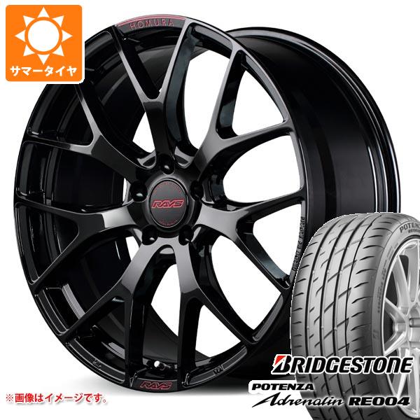 【タイヤ交換対象】サマータイヤ 245/35R20 95W XL ブリヂストン ポテンザ アドレナリン RE004 レイズ ホムラ 2x7FT スペックM 8.5-20 タイヤホイール4本セット