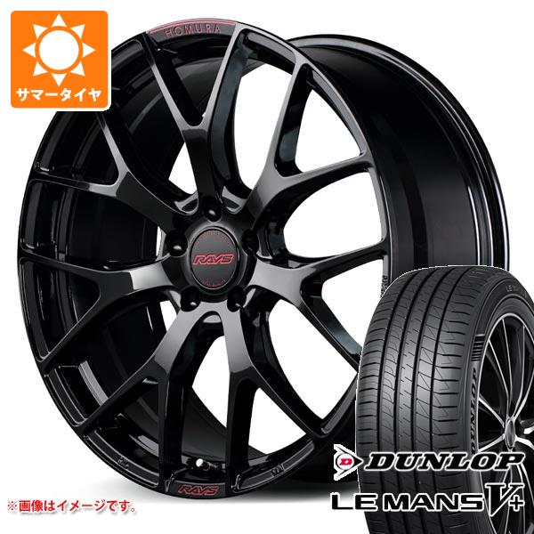 【タイヤ交換対象】サマータイヤ 235/40R19 96W XL ダンロップ ルマン5 LM5+ レイズ ホムラ 2x7FT スペックM 8.0-19 タイヤホイール4本セット