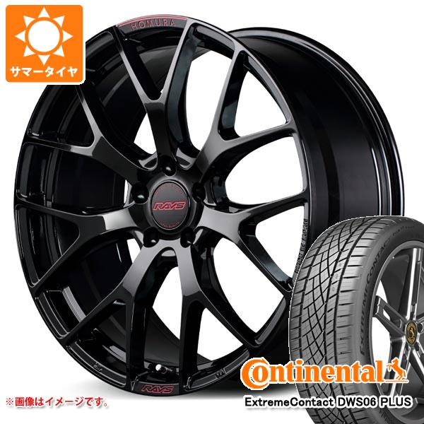 【タイヤ交換対象】2024年製 サマータイヤ 245/35R20 95Y XL コンチネンタル エクストリームコンタクト DWS06 プラス レイズ ホムラ 2x7FT スペックM 8.5-20 タイヤホイール4本セット