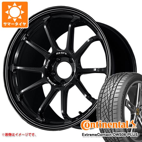 【タイヤ交換対象】サマータイヤ 245/35R19 93Y XL コンチネンタル エクストリームコンタクト DWS06 プラス アドバンレーシング RZ-DF2 8.5-19 タイヤホイール4本セット
