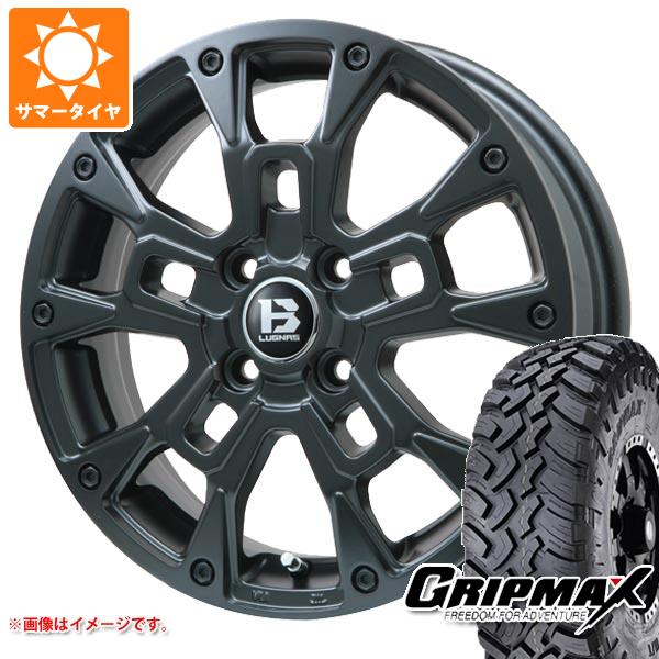 【タイヤ交換対象】アトレーワゴン S300系用 サマータイヤ グリップマックス マッドレイジ M/T 185R14C 102/100Q ホワイトレター Bラグナス BRD 4.5-14 タイヤホイール4本セット