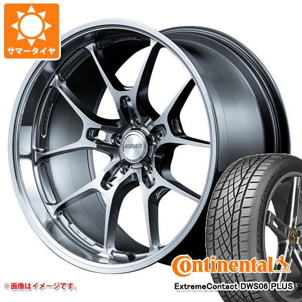 【タイヤ交換対象】サマータイヤ 245/35R20 95Y XL コンチネンタル エクストリームコンタクト DWS06 プラス レイズ ボルクレーシング G025LC 8.5-20 タイヤホイール4本セット