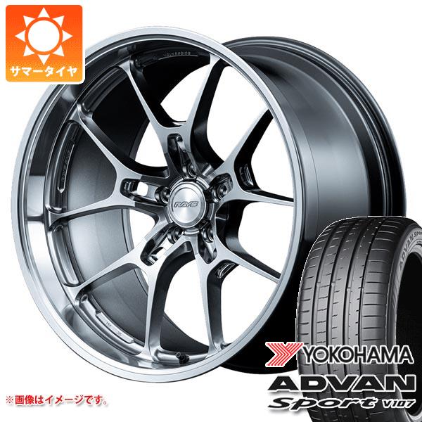 【タイヤ交換対象】サマータイヤ 245/45R20 103W XL ヨコハマ アドバンスポーツV107 ★ BMW承認 V107E レイズ ボルクレーシング G025LC 8.5-20 タイヤホイール4本セット