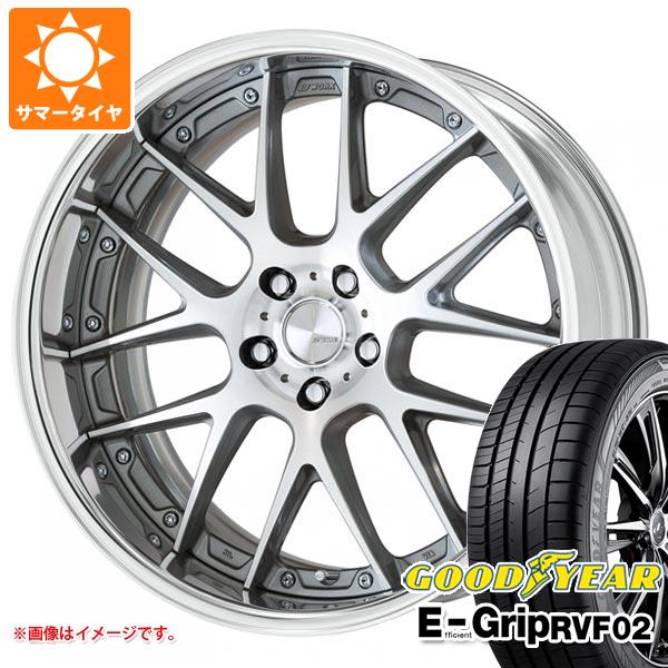 乐天商城 - 【タイヤ交換対象】サマータイヤ 225/55R18 102V XL グッドイヤー エフィシエントグリップ RVF02 ワーク ランベック LM7 7.5-18 タイヤホイール4本セット