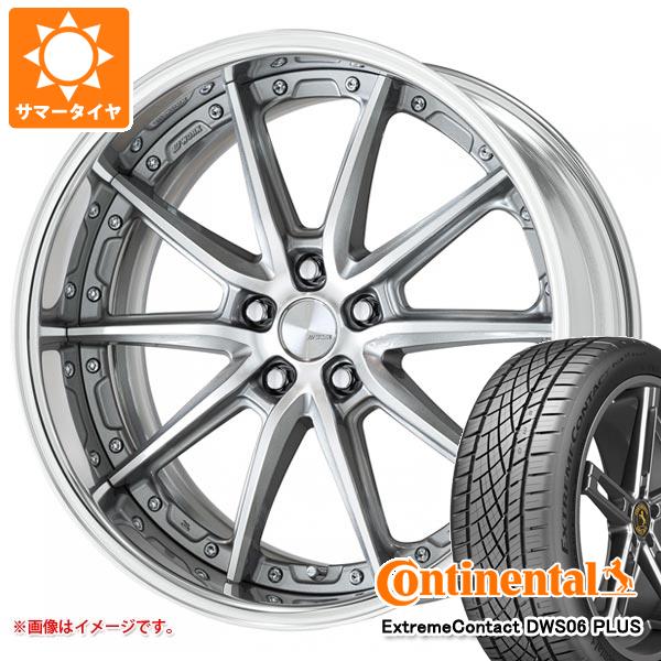 【タイヤ交換対象】サマータイヤ 235/60R18 107W XL コンチネンタル エクストリームコンタクト DWS06 プラス ワーク ランベック LS10 8.0-18 タイヤホイール4本セット
