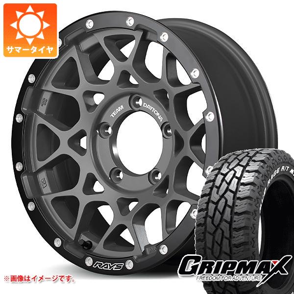【タイヤ交換対象】スズキ ジムニーノマド JC74W用 サマータイヤ グリップマックス マッドレイジ R/T MAX LT185/85R16 105/103Q ホワイトレター レイズ デイトナ M8 xB エディション 6.0-16 タイヤホイール4本セット