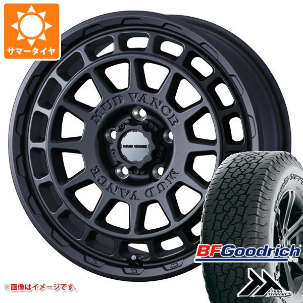 【タイヤ交換対象】エクリプスクロス GK系用 サマータイヤ BFグッドリッチ トレールテレーンT/A 235/65R17 108T XL アウトラインホワイトレター マッドヴァンスX タイプF 7.0-17 タイヤホイール4本セット