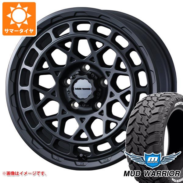 【タイヤ交換対象】ジープ ラングラー JK/JL系用 サマータイヤ モンスタ マッドウォーリアー LT265/70R17 121/118Q ホワイトレター マッドヴァンスX タイプM タイヤホイール4本セット