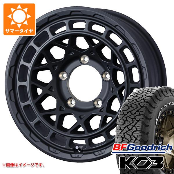 【タイヤ交換対象】スズキ ジムニーノマド JC74W用 サマータイヤ BFグッドリッチ オールテレーンT/A KO3 LT225/75R16 115/112S ホワイトレター マッドヴァンスX タイプM 6.0-16 タイヤホイール4本セット