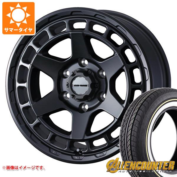 【タイヤ交換対象】NV350キャラバン E26用 サマータイヤ オーレンカウンター クラシックオーバル 215/65R16C 109/107T ホワイト/イエローリボン マッドヴァンスX タイプS 6.5-16 タイヤホイール4本セット